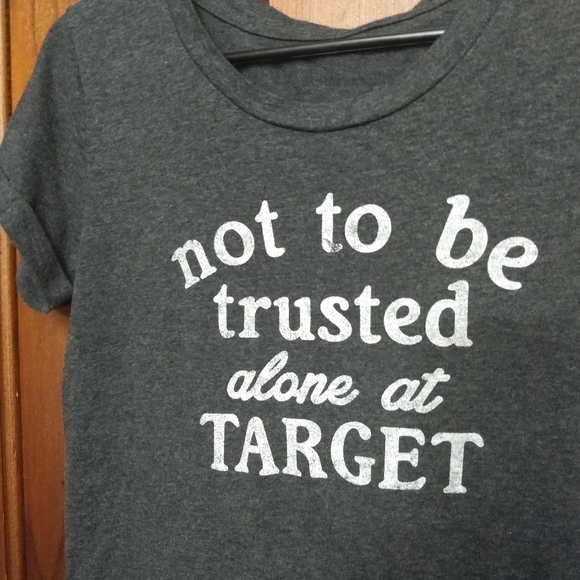 FUNNY T-SHIRT - Alone at Target - XS New - Fifth Sun - Picture 2 of 2